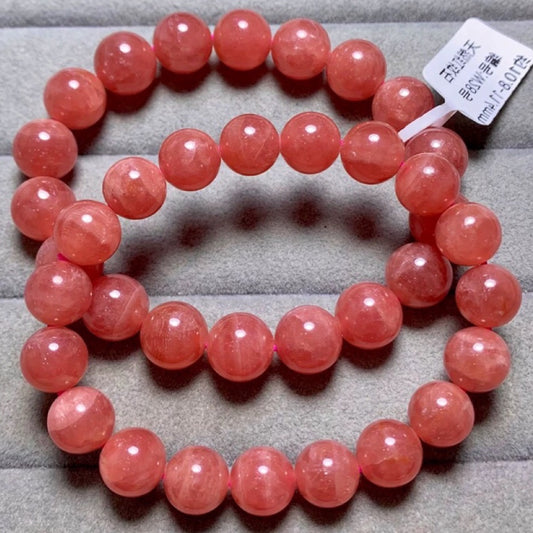 AAA Genuine Natural Argentine Rhodochrosite Bracelet Jewelry Gifts For Her OR Him