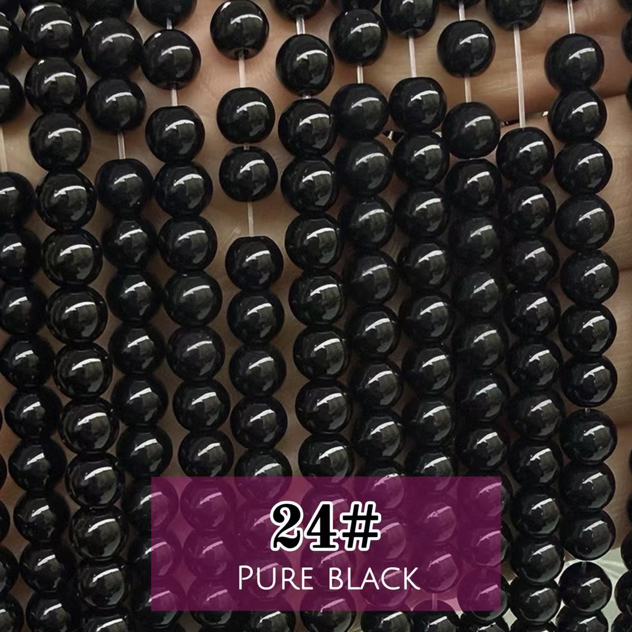 AAA Cat's Eye Round Beads 15" Strand 6mm