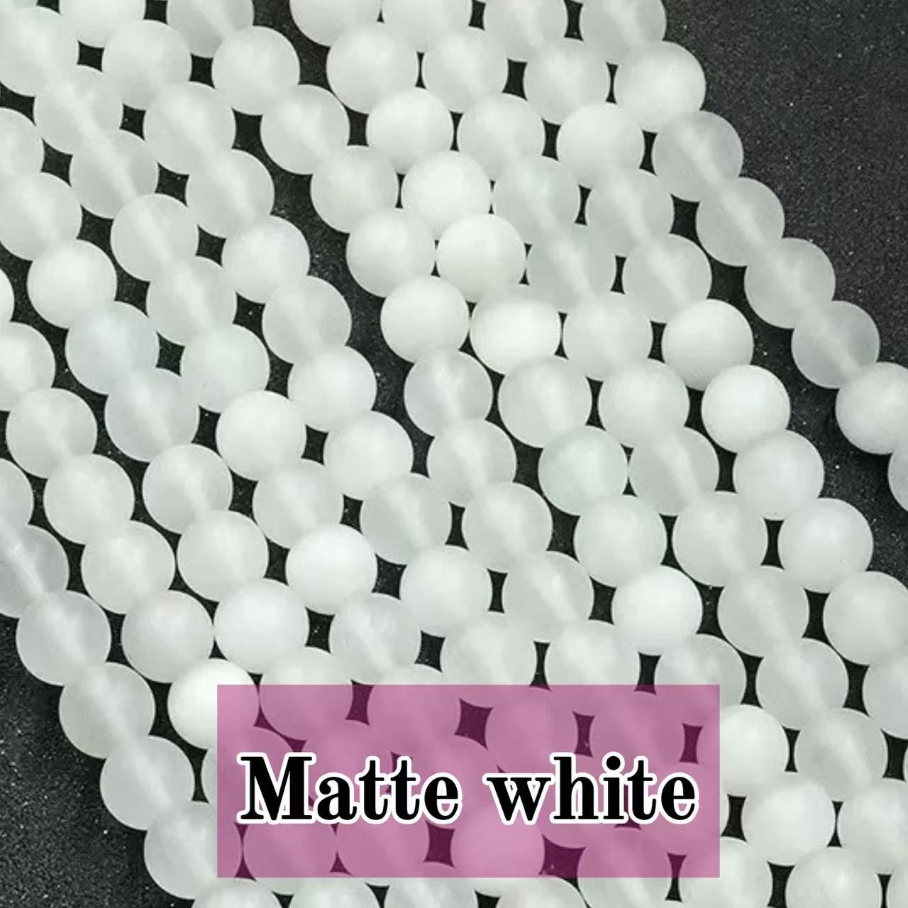 AAA Cat's Eye Round Beads 15" Strand 8mm