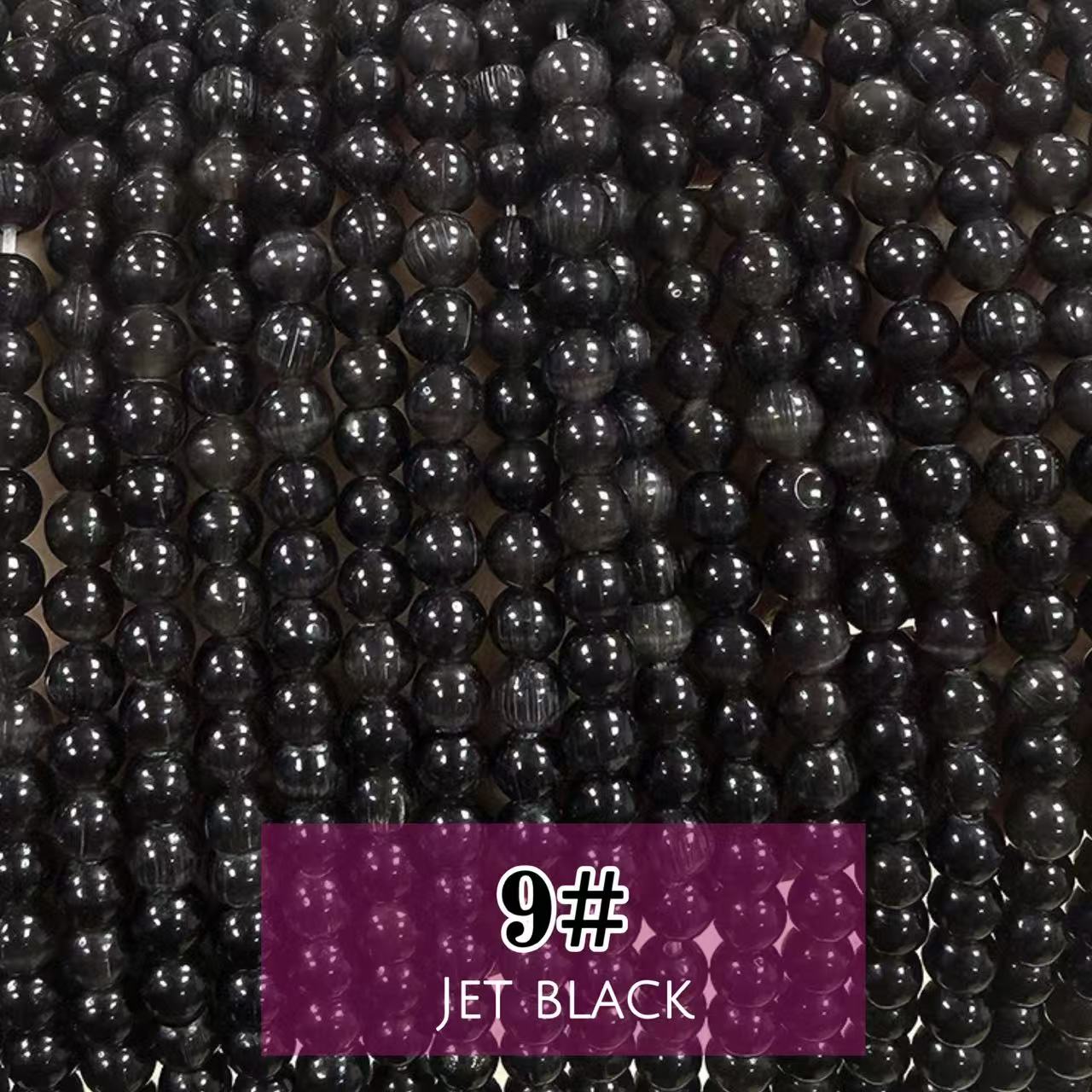 AAA Cat's Eye Round Beads 15" Strand 6mm